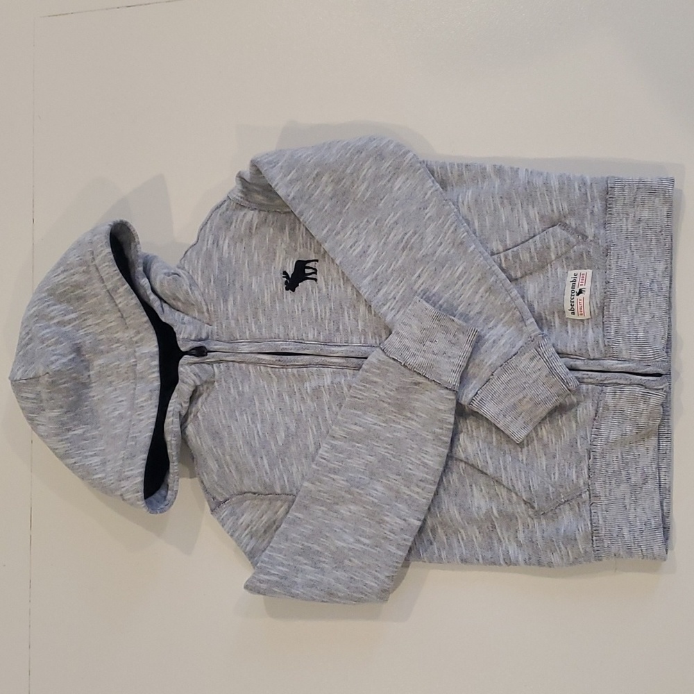 Abercrombie Boys Zipup Sherpa Jacket with Hoodied, Size 5-6